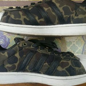 *SOLD* Camo Adidas Superstars